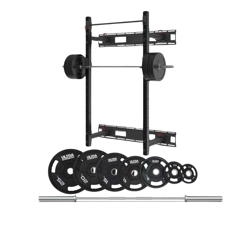 Half Rack - Barbell - Urethane Plate Bundle