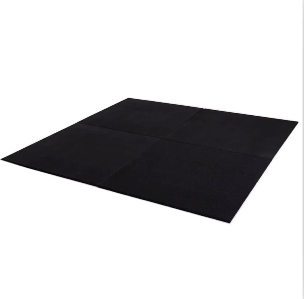 Rubber Gym Flooring (Pack of 4) | 1m x 1m x 20mm