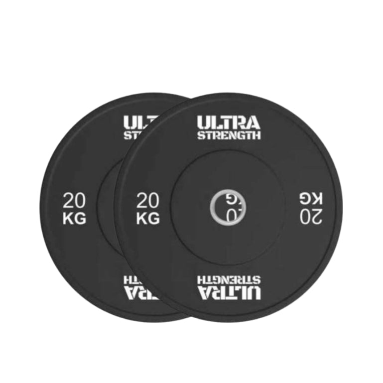 Black Bumper Plates (Sold in Pairs)